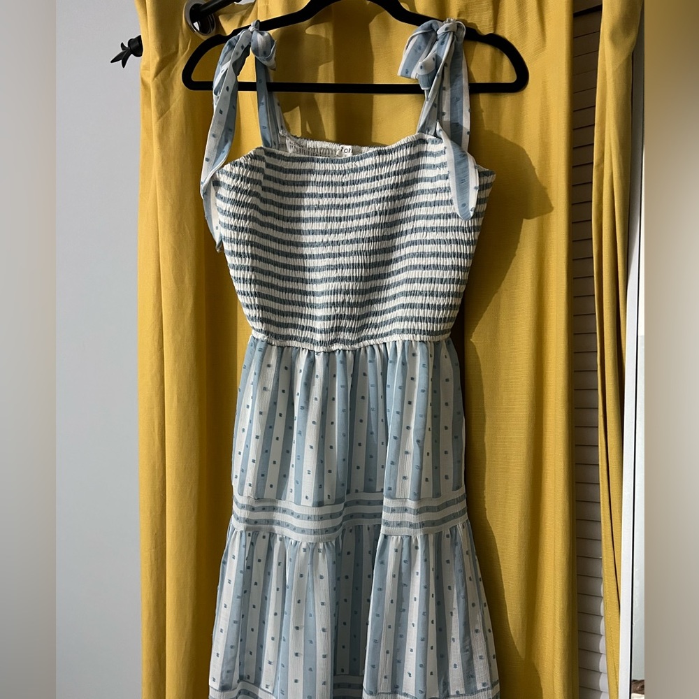 Boutique Blue Dress